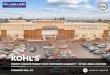 KOHL’S · kohl’s 2302 monument blvd, pleasant hill, ca 94523 high identity location in a dominant regional shopping destination on the i-680 corridor 7.10%