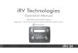 iRV Technologies Operation Manual ... iRV Technologies iRV 34 CD/MP3/MP4/DVD Disc Player Compatible with standard size CD, MP3, MP4 and DVD discs (4.75" or 12cm). The iRV 33 is designed