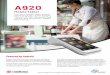 A920 Data Sheet€¦ · The PAX A920 is the world's most elegantly designed and compact secure electronic payment terminal powered by the Android operating system. The A920 comes