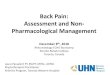 Back Pain: Assessment and Non- Pharmacological Management · Back Pain: Assessment and Non-Pharmacological Management December 8th, 2018 Rheumatology ECHO Bootcamp Toronto Rehab Institute