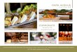 CORPORATE EVENTS OPEN HOUSES & RECEPTIONS ... Avenue Catering...PORTFOLIO FOOD & WINE PAIRINGS 2 707 793 9645 parkavecater.com PARK AVENUE SIMPLIFIED [delivery options] Alfresco Lunch