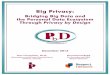 Bridging Big Data and the Personal Data Ecosystem Through … · processing (MPP) databases, search-based applications, data-mining grids, distributed file systems, distributed databases,