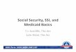 Social Security, SSI, and Medicaid Basics - The Arc - 930am Lifel… · Social Security Disability Insurance (SSDI) •To qualify, a worker must: –Have worked in Social Security‐covered
