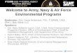 Welcome to Army, Navy & Air Force Environmental Programss3.goeshow.com/same/dod/2017/webpages/1115-1215... · Energy Security, Environment & Sustainability . USACE Capability EPA