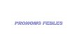 pronoms febles teoria exercicis - · PDF file Els pronoms febles són elements constituïts per una síl·laba àtona que es pronuncien junt amb el verb al qual van adjuntats com si