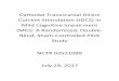 Cathodal Transcranial Direct Current Stimulation (tDCS) in ... · Mild cognitive impairment (MCI) is an intermediate stage between normal cognition (cognitively unimpaired) ... in