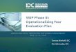 SSIP Phase III: Operationalizing Your Evaluation Planectacenter.org/...OperationalizingYourEvaluationPlan_Presentation.pdf · Presentation (20 minutes) Self-reflection activity (30