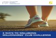 5 WAYS TO WELLBEING MILLIONAIRES CLUB CHALLENGE · 5 Ways to Wellbeing Millionaires' Club Challenge is a challenge where participants will form teams of four with the goal of accumulating