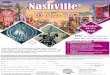 Nashville - customholidaysonline.com · three stunning gardens, featuring tropical plants, sparkling waterfalls and indoor rivers. Atrium view rooms: add $120 per room for entire