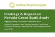 Findings & Report on Nevada Green Bank Studyenergy.nv.gov/uploadedFiles/energynvgov/content...A Nevada Green Bank can accelerate deployment of clean energy and reduce energy costs
