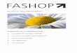 SOMMAIRE DE LA PRESENTATION - Fashop · Plaquette de présentation service en ligne FASHOP version 5.0 – page 2 1- LES BASES DE DONNEES FASHOP 1.1- La 1 ère base de données de
