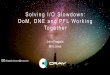 Solving I/O Slowdown: DoM, DNE and PFL Working Together...© 2019 Cray Inc. 1 [jfragalla,bloewe]@cray.com Solving I/O Slowdown: DoM, DNE and PFL Working Together John Fragalla Bill