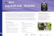 ppbRAE 3000 Datasheet€¦ · Portable Handheld VOC Monitor specifications ppbRAE 3000 Detector specifications Size 10" L x 3.0" W Responsex 2.5" H (25.5 cm x 7.6 cm x 6.4 cm) Weight