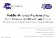 Public-Private Partnership For Financial Modernizationconvergence-see.eu/IMG/...Presentation_Nov_20-09.pdf · • 5-country 15% -market share: €[225]million/year (5-year NPV) –