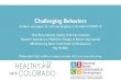 Challenging Behaviors - Healthy Child Care Colorado Challenging Behaviors Guidance and support for child