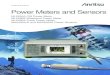 Power Meters and Sensors Product Brochure - ELSINCO · power measurements (e.g. radar), while the new ML2480B series is suited for Wide-band power measurements on signals such as