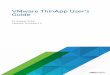 VMware ThinApp User's Guide - VMware ThinApp 5About This Book 1 The ThinApp User’s Guide provides information about how to install ThinApp™, and capture, deploy, and upgrade applications