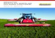 MEGACUTTER MOUNTED DISC MOWERS AND DISC MOWER … · disc cutterbar provides a clean cut with minimal tilt, even in thick and tangled crops. The round disc profile is less susceptible