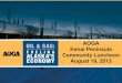 AOGA Kenai Peninsula Community Luncheon · 2020-01-03 · KENTZ Engineers & Constructors BEACON Fagioli NANA Oilfield Services, Inc. Haskell Corporation Kuukpik Arctic Services Doyon