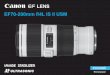 EF70-200mm f/4L IS II USM · 2018-07-02 · OOЕсли камера установлена на монопод, функция Image Stabilizer (Стабилизатор изображения)