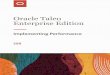 Enterprise Edition Oracle Taleo · PDF file Oracle Taleo Enterprise Edition Implementing Performance Preface Preface This preface introduces information sources that can help you use