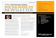 Provost NEWSLETTER - Millersville University...research proves invaluable for personal and professional development. Made in Millersville, which is a focus of the author of this edition’s