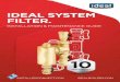 IDEAL SYSTEM FILTER. · magnetic and non-magnetic filter designed to protect domestic central heating systems by removing suspended black iron oxide. Even a small build-up of iron