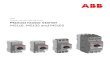 MS116, MS132 and MS165 · ABB is a pioneering technology leader in electrification products, robotics and motion, and industrial automation, serving customers in utilities, industry