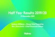 Half Year Results 2019/20 - Halma plc/media/Files/H/Halma/Corp/... · Order intake ahead of revenue and last year Expect to make further progress in the second half of the year On