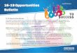 16-19 Opportunities Bulletin · 2020-06-08 · Traineeship Retail Traineeship Employer: British Heart Foundation Sales Limited Training Provider: Smart Training & Recruitment £30