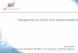 Perspectives on Smart Grid ImplementationsAutomated control Smart Meters. 8 Three paths to starting a regional smart grid Organic – business as usual ... Technologies improve operations