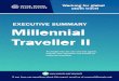 EXECUTIVE SUMMARY MILLENNIAL Millennial TRAVELLER millennial traveller ii executive summary anuary 215