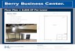 Berry Business Center. - LoopNet · 2019-01-14 · Berry Business Center. 5904 E Berry Street, Suite 240 | Fort Worth, Texas 76119 Floor Plan | 5,000 SF For Lease Suite 240 • 5,000