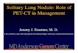 Solitary Lung Nodule: Role of PET-CT in Management ... Solitary Pulmonary Nodule Clinical Prediction
