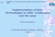 Implementation of New Technologies in LMIC- Challenges and the … · 2018-05-07 · Implementation of New Technologies in LMIC- Challenges and the need Paul Ravindran SESSION 17: