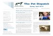 The Pet Dispatchmembers.petfinder.com/~IL262/2016Spring-CUTEPDF-long.pdf2015 Adoption Report + Infographic Summary If you have a fresh idea for an instant classic, area-favorite FUNdraiser,