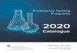 Proficiency Testing Programs · Access and download a PDF of the 2020 Proficiency Testing Catalogue from the IQMH ... international standard ISO/IEC 17043 Conformity assessment 