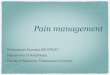 Pain management for residents - t U · gastrointestinal adverse events including inflammation, bleeding, ulceration, and perforation of the stomach or intestines, which can be fatal