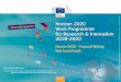 Horizon 2020 Proposal Writing: Part A and Part B · 2019-05-09 · establish new creative industries ... 12 facts you need to know about Horizon 2020 proposal preparation II Calls