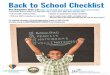 Back to School ChecklistBack to School Checklist New Hampshire State Lawrequires that all middle school students be vaccinated against nine preventable communicable diseases. Before