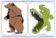 Bear Crocodile · 2019-04-14 · Wild Animals Flashcards Ahmet Haşim GARBETOĞLU -  - Okuling.com İngilizce Eğitim Materyalleri Bear Crocodile