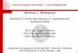Modulo 1. Biomasse - unibo.it · 2019-12-16 · Modulo 1. Biomasse Sezione 1.2: Analisi del processo di combustione di biomassa solida Prof. Ing. Cesare Saccani Prof. Ing. Augusto