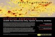 CLOUD SERVICES - Metronome LLC · 2019-01-24 · automated disaster recovery. Metronome offers a suite of cloud solutions, following our MADE (Metronome Advanced DevOps Engineering)