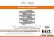 OWNER’S MANUAL Applications/NetS… · owner’s manual trinity pro 4-tier nsf 36” x 24” x 72”wire shelving rack model # tbfz-0922 / tbfpba-0922 important / important / importante