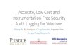 Accurate, Low Cost and Instrumentation-Free Security Audit ... · Accurate, Low Cost and Instrumentation-Free Security Audit Logging for Windows Shiqing Ma, Kyu HyungLee, Chung Hwan