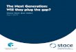 Stace Next Gen Index April 2019 · The Stace Next Gen Index is based on interviews with 800 young people aged 16–18, all of whom are living across the UK. The gender split for the