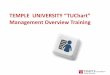 TEMPLE UNIVERSITY “TUChart Management Overview TrainingJul 29, 2013  · – Click a column header to sort the search results (ascending or descending) – Drag a column header to