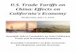 U.S. Trade Tariffs on China: Effects on · international trade, at the outset of the trade war, only about one percent of goods on the Trump administration’s initial tariff list
