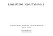 HAUORA WAITAHA I - Canterbury District Health Board · Citation: Reid, M. 2010. Hauora Waitaha I - Health Profile for Māori in Canterbury.Christchurch: Canterbury District Health