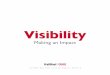 Visibility - Vallibel ONE PLC...pleased to note that Vallibel One has come to a point of nexus between performance and delivery of value and innovation, a point where we have a robust